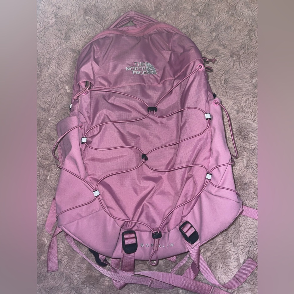 Pink North Face Borealis Backpack